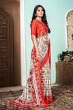 Lymio Amazon Brand - Myx Saree For Women (Patola-Pink)