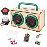 DIY Bluetooth Speaker Kit - STEM Projects for Kids & Adults Age 8-12-16, Build Portable Speaker with LED Light, Science Experime