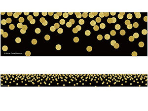 Teacher Created Resources Black Confetti Straight Border Trim (Tcr8880)