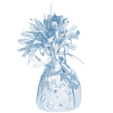 White Foil Balloon Weight (4.5 x 2.25) 1 Count, Adorable Party Essential For Parties & Events