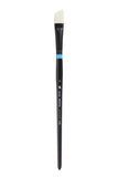 Princeton Aspen Long Handle Angle Bright Paint Brush | Precise Brush for Fine Detail | Maximum Colour Holding Capacity | Even &