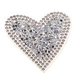 ATORSE 10xNeckline Trim Rhinestone Crystal Iron on Hotfix Transfer Decal Silver A