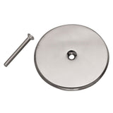 Oatey 42782 5 in. Stainless Steel Flat Cover Plate for Cleanout Plug Access Hole, 5Inch