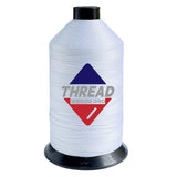 Sissewpro 16oz 207 Bonded Nylon Thread for Sewing Machine Leather Stitching Repair, T210 Thick Nylon White Sewing Thread for Uph