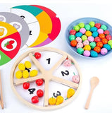 RYST Wooden Classification of Fruits for Arithmetic Calculations | Educational Fruit Math Game | Count & Sort Wooden Fruits Ga