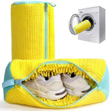 Xviranta Shoe Laundry Washing Bag, Zippered Mesh Sneaker Protector Pouch, Machine Washable, AntiDamage Cleaning Net Bag