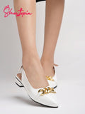 Shoetopia Pointed Toe Flat White Belly For Girls-Eu41,Bronze,8,B0D5HGY56M