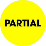 Tape Logic 2 Circle Label, Partial, Fluorescent Yellow, Roll of 500 Stickers, for Inventory Control and Warehouse Organization