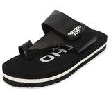Ortho Joy Mens Extra Soft Doctor Ortho Comfortable Slippers- Black,Black,7,B09ZHZ9CY8