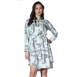 Dhruvi Trendz Womens Rayon Women Western Dresses Regular Fit A-Line (Dt-Wd1075_Pastel_Xl), White
