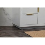 Elegant Decor Blake 48 Aluminum Alloy Mdf Single Bathroom Vanity In Gray