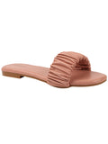 Shoetopia Women'S Slip-On Sandal,Peach,7,B0BSC966FT