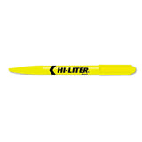 AVERY Pen Style Fluorescent Highlighters, Chisel Point, Fluorescent Yellow, Pack Of 12
