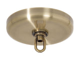 B&P Lamp Rounded Canopy Kit (Antique Brass)