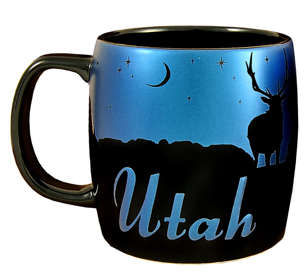 Americaware SMUTH03 Utah 22 oz Night Sky Silhouette Mug