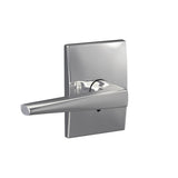 Schlage Custom FC172 ELR 625 CEN Eller Non-Turning Lever with Century Trim, Bright Chrome