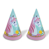 Festiko Party Favour Childrens Birthday Party Unicorn Theme Paper Hat, Paper Hat Set Unicorn Theme Paper Hats 60 Pcs