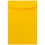 JAM PAPER 6 x 9 Open End Catalog Premium Envelopes - Sunflower Yellow - Bulk 250/Box