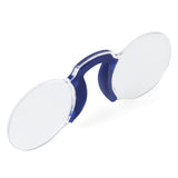 Aec Quickread Unisex NoseResting Reading Glasses +1.50 Power Slim FullRim Corrective Eyeglasses DualTone Plastic Frame With P