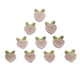 Mohan Shoppe Heart Shaped Baby Cute Small Embroidery Clothing Accessory Patches For Kids Shirts Suits Sarees Gowns Jackets Jeans