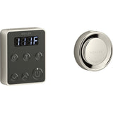Kohler K-5557-SN Invigoration Series Steam Generator Control Kit, Vibrant Polished Nickel