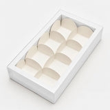 mudrit Chocolate Gift Boxes with 8 Cavity for Truffles, Mithai, Ladoo, Brownies, Size 7.5x4x1.25 inches