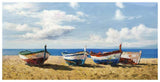 Boats On The Beach-Paper Art-74,,X38,,