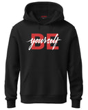 Adro Men'S Cotton Neck Hooded Sweatshirt (H20-M-Byo-Bl_Black_S)