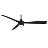 MINKA-AIRE F626L-CL Skinnie 56 Ceiling Fan with Integrated LED Light in Coal Finish