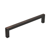 Richelieu Hardware - BP873160BORB - Contemporary Metal Pull - 873 - 6 5/16 in (160 mm) - Brushed Oil-Rubbed Bronze Finish