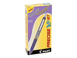 Pilot Precise V7 RT Refillable & Retractable Liquid Ink Rolling Ball Pens, Fine Point (0.7 mm), Blue, 12Pack