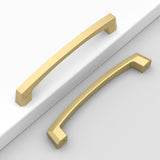 Coinkoly 10 Pack 5(128mm) Gold Cabinet Pulls Kitchen Cabinet Handles Gold Drawer Pulls Cupboard Hardware for Cabinets CK0048