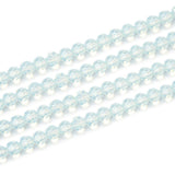 700pcs Czech 8mm Faceted Round Crystal Glass Loose Beads Spacers Bulk White Opal for DIY Craft Jewelry Making CC2R834