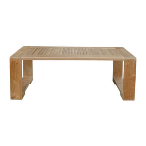 Anderson Teak Ds-805 Capistrano Rectangular Modern Coffee Table, Natural