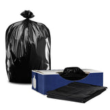 Plasticplace 35 Gallon Trash Bags 1.5 Mil Black Heavy Duty Garbage Can Liners 33 x 48 (100 Count)