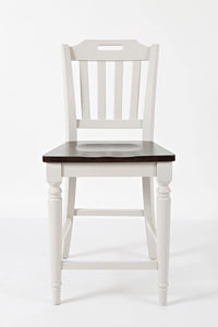 Jofran Inc. Orchard Park Slatback Counter Height Stool (Set Of 2)