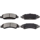 ECCPP D1363-8472 Front Semi Metallic Disc Brake Pad Set - Fit For Cadillac Escalade & XTS, 2008-2020
