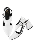 Shoetopia Solid Pointed Toe White Pumps For Women & Girls /Eu36,White,3,B0DFVG6346