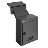 VEVOR Through The Wall Drop Box, Heavy Duty Steel Through The Wall Mailbox with 2.8-7.9 13 Combination Lock, 12.5x6.3x16.9 Mail 