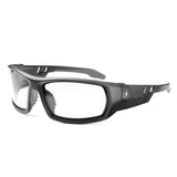 Skullerz Odin Safety Sunglasses,Matte Black,Clear Lens