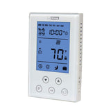 KING K302PE ClearTouch Electronic 7Day Programmable Thermostat, DP, 120/208/240V, 15A, White