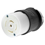 Hubbell HBL3523C Locking Connector, 20 amp, 250V/10 amp, 600V, 4 Pole, 5 Wire
