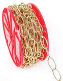 Koch 791826 Decorator Chain, Trade Size 10 by 50 Feet, Brass Plated
