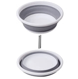Ahyuan Collapsible Portable Wash Basin Dishpan 5L Kitchen Dish Pans Washing Basin Foldable Wash Dish Tub for Camping Supplies, M
