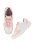 Shoetopia Sneakers Casual Shoes Comfortable Walking Running Shoes For Women & Girls Pink-Eu38,Pink,5,B0D76VHBXF