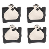 ECCPP D873-7748 4pcs Rear Semi Metallic Disc Brake Pad Set - Fit For Mercedes-Benz C230 2003-2007, C240 2003-2005, C280 2006-200