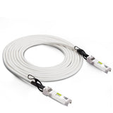 [White] Colored 10G SFP+ DAC Cable - Twinax SFP Cable for Ubiquiti UniFi Devices, 4-Meter(13.1ft)