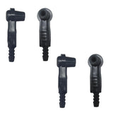 4PCS Brake Fluid Bleeder Bleeding Connectors, Car Oil Pumping Pipe Nipple Connector Quick Exchange Tool, Brake Oil Changer Brake