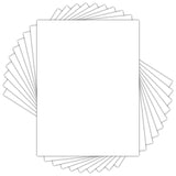 Golden State Art, 12x16 White Backing Board, Backer Boards for Frame, Picture (10 Pack)