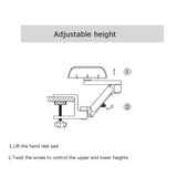 Ergonomic Arm Support for Desk Office Rotating Mouse Arm Rest Mouse Pad Clamp-On Desk Hand Rest for Computer Table Arm Support M
